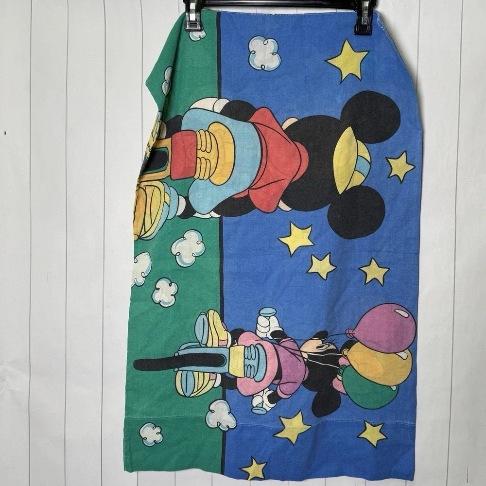 VTG Disney 90s Standard Pillowcase Mickey Mouse‎ Minnie Mouse Retro Made in USA